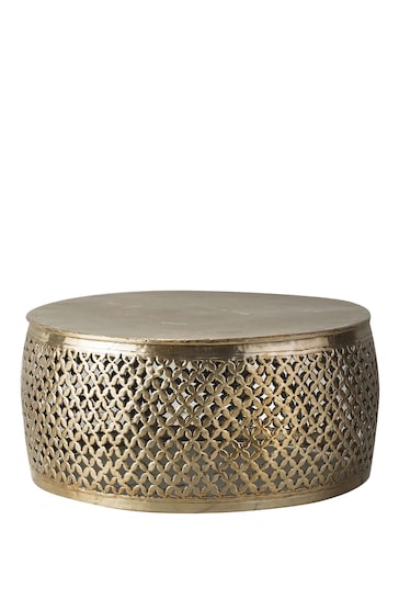 Gallery Home Gold Gold Side Table