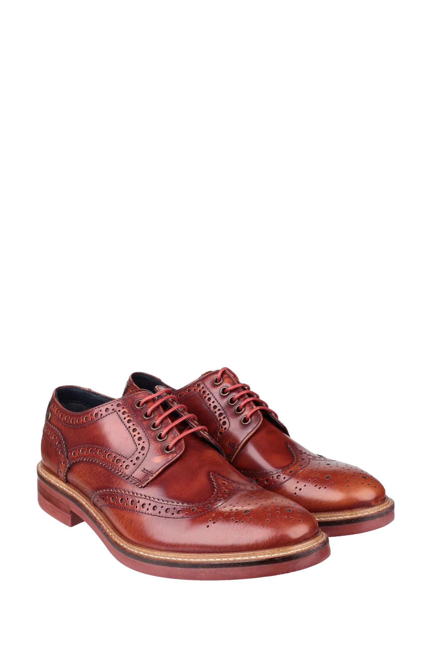Buy Base London Tan Brown Woburn Hi Shine Shoes from the Next UK online shop