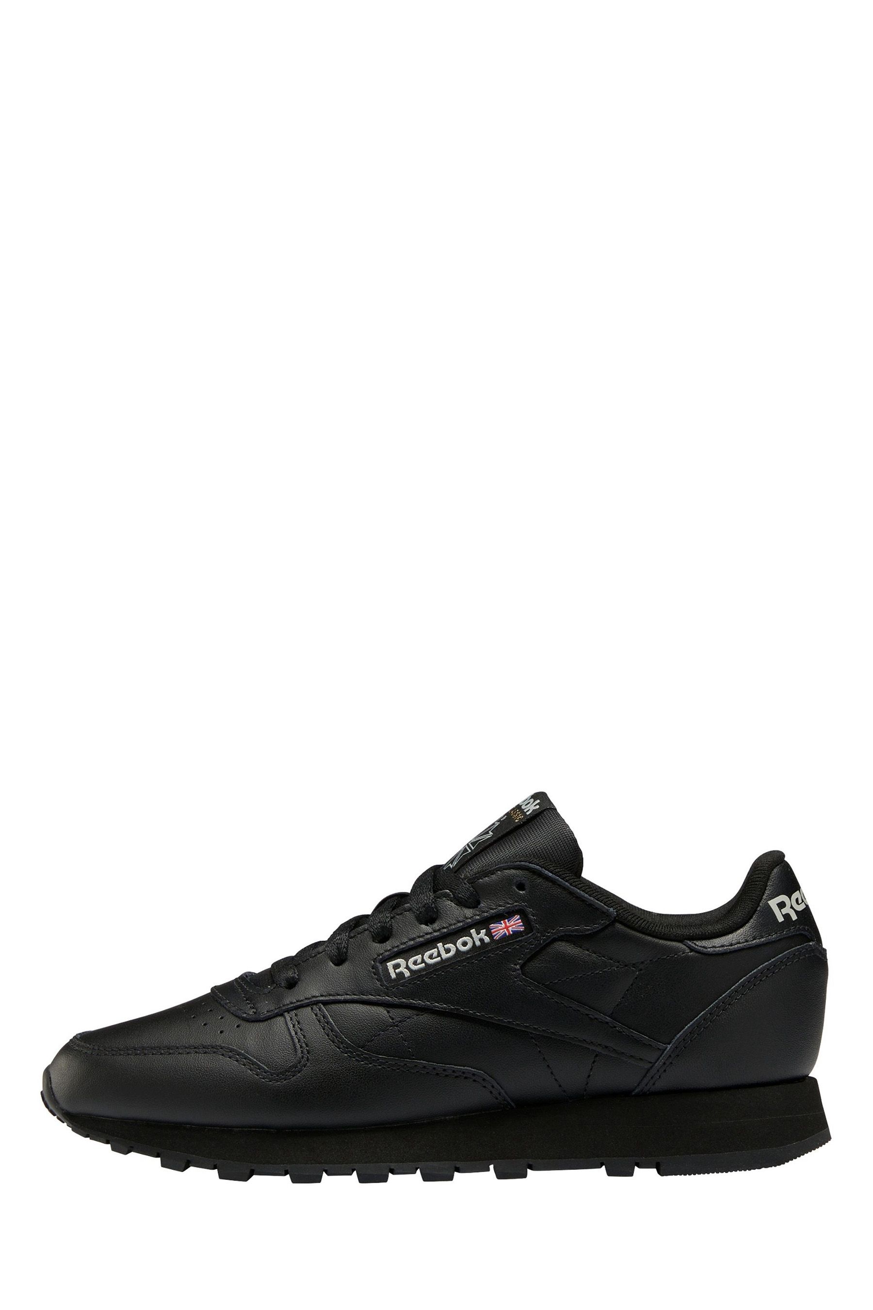 Reebok cl suede mu ripple trainers triple black top