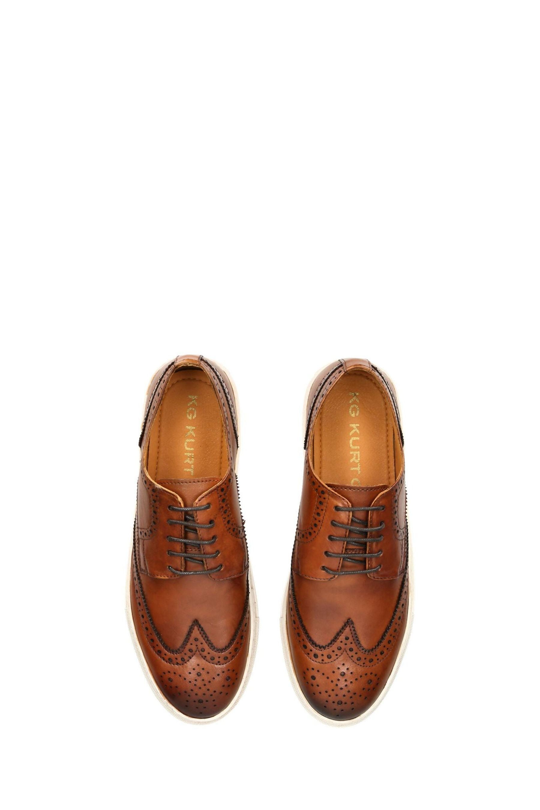 Buy KG Kurt Geiger Brown Reece Brogue Shoes from the Next UK