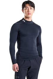 Under Armour Black HG Comp Mock T-Shirt - Image 6 of 14