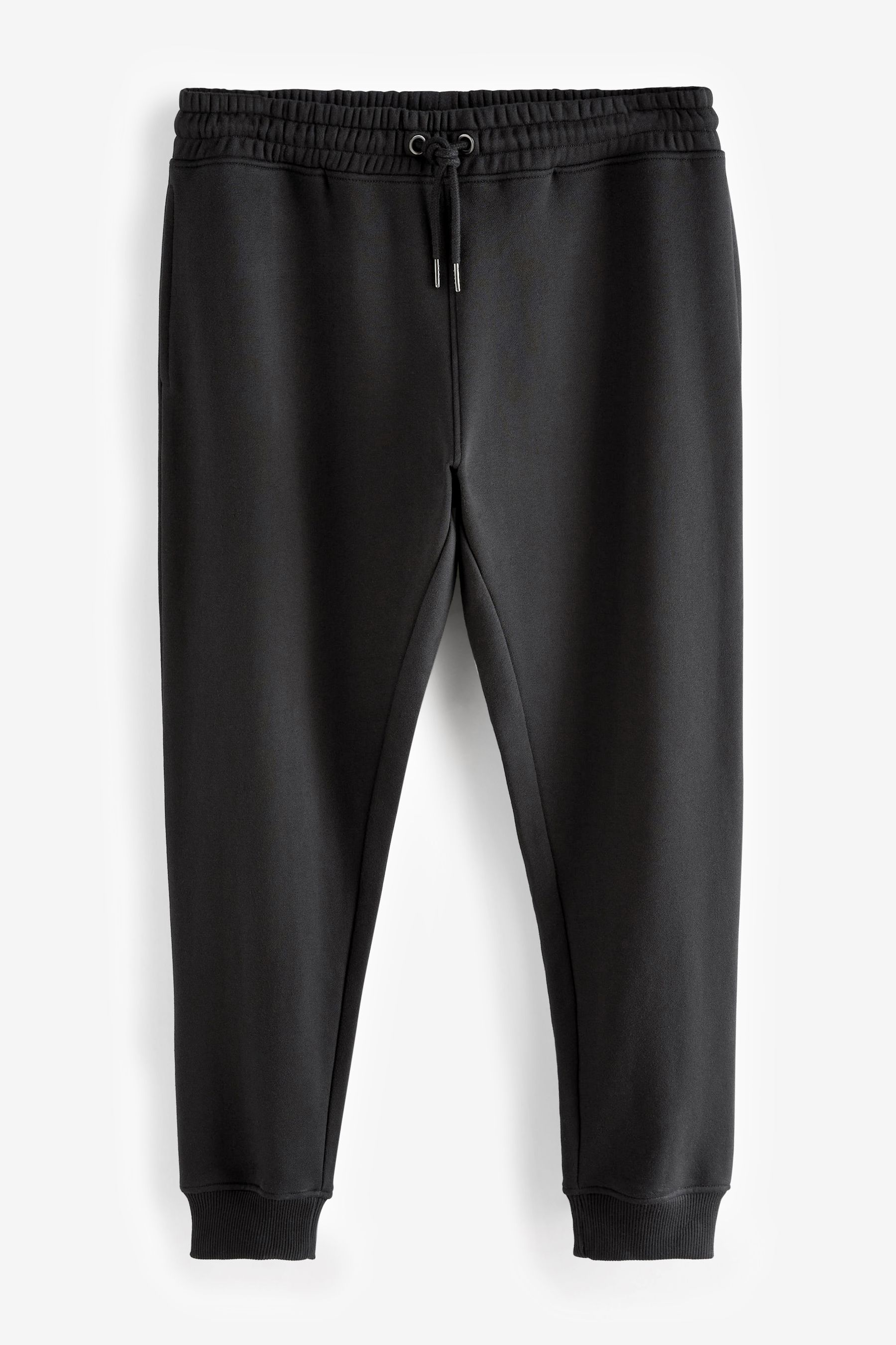 Black joggers slim fit discount