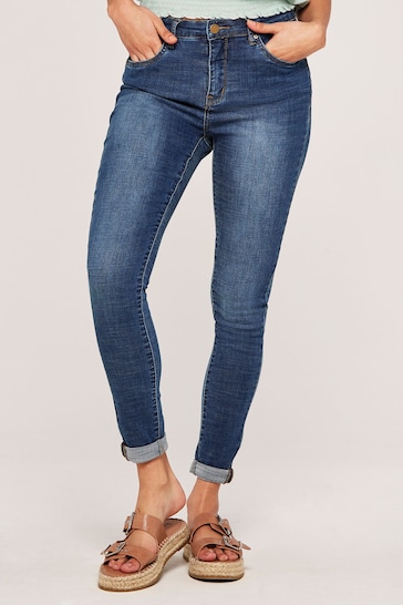 Apricot Blue Sienna Mid Rise Skinny Jeans