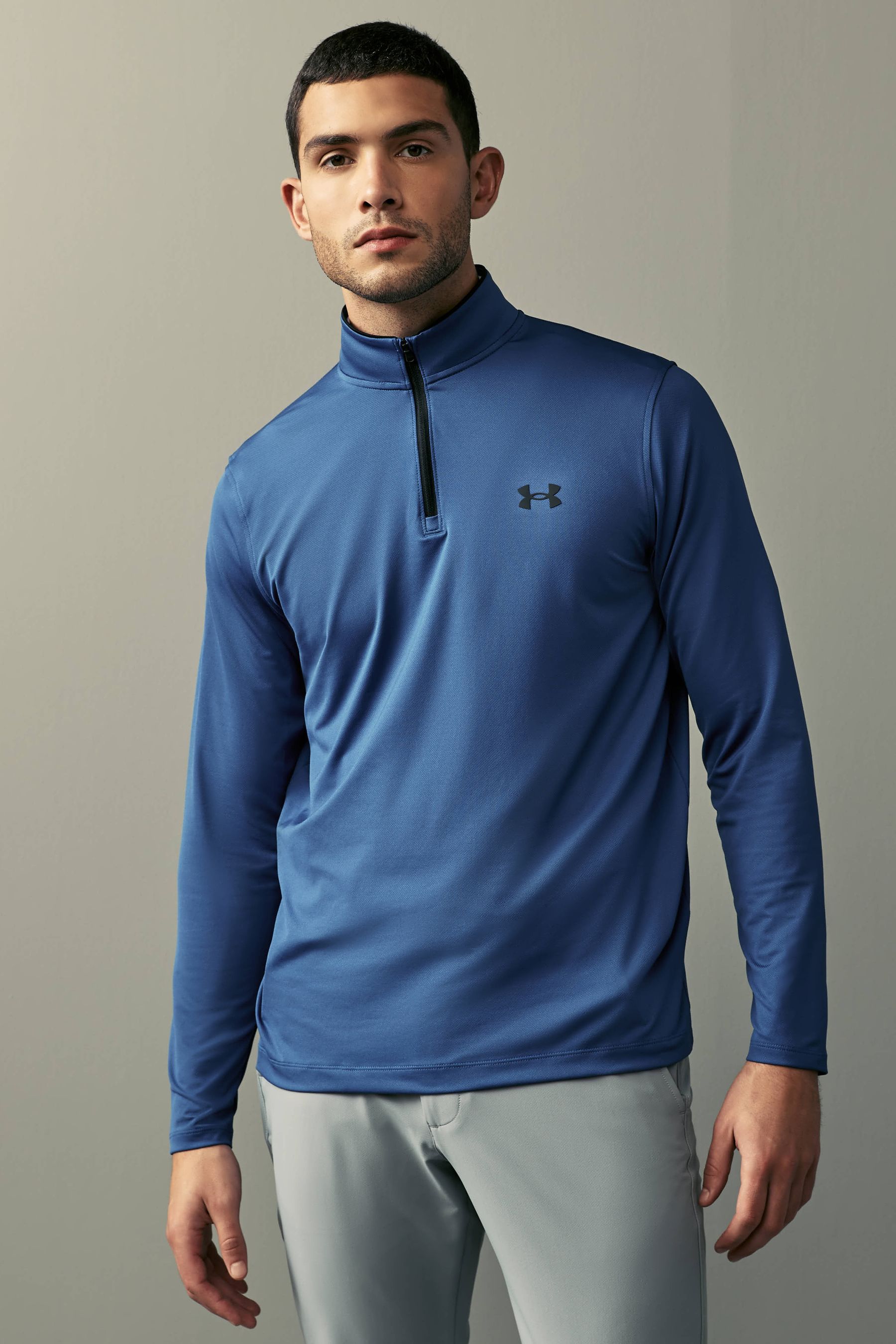Buy Under Armour Blue Golf MatchPlay Quarter Zip Sweatshirt from Next Mexico