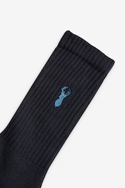 Blue 10 Pack Heavyweight Socks - Image 2 of 11