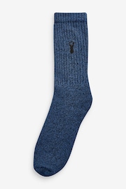 Blue 10 Pack Heavyweight Socks - Image 9 of 11