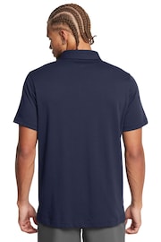 Under Armour Blue Icon Polo Shirt - Image 2 of 4