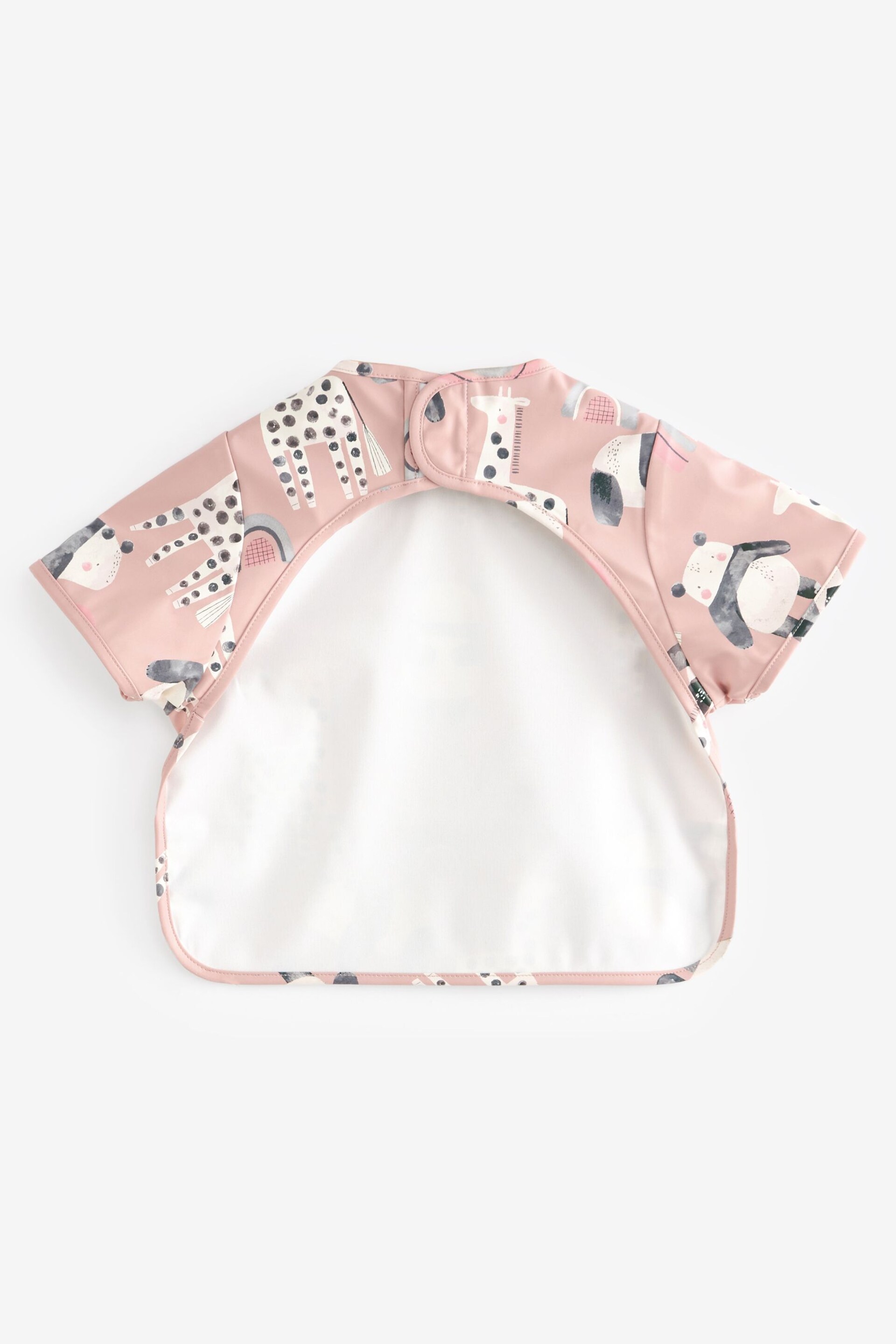 Pink Panda Short Sleeve Baby Coverall Bibs (6mths-3yrs) - Image 2 of 4