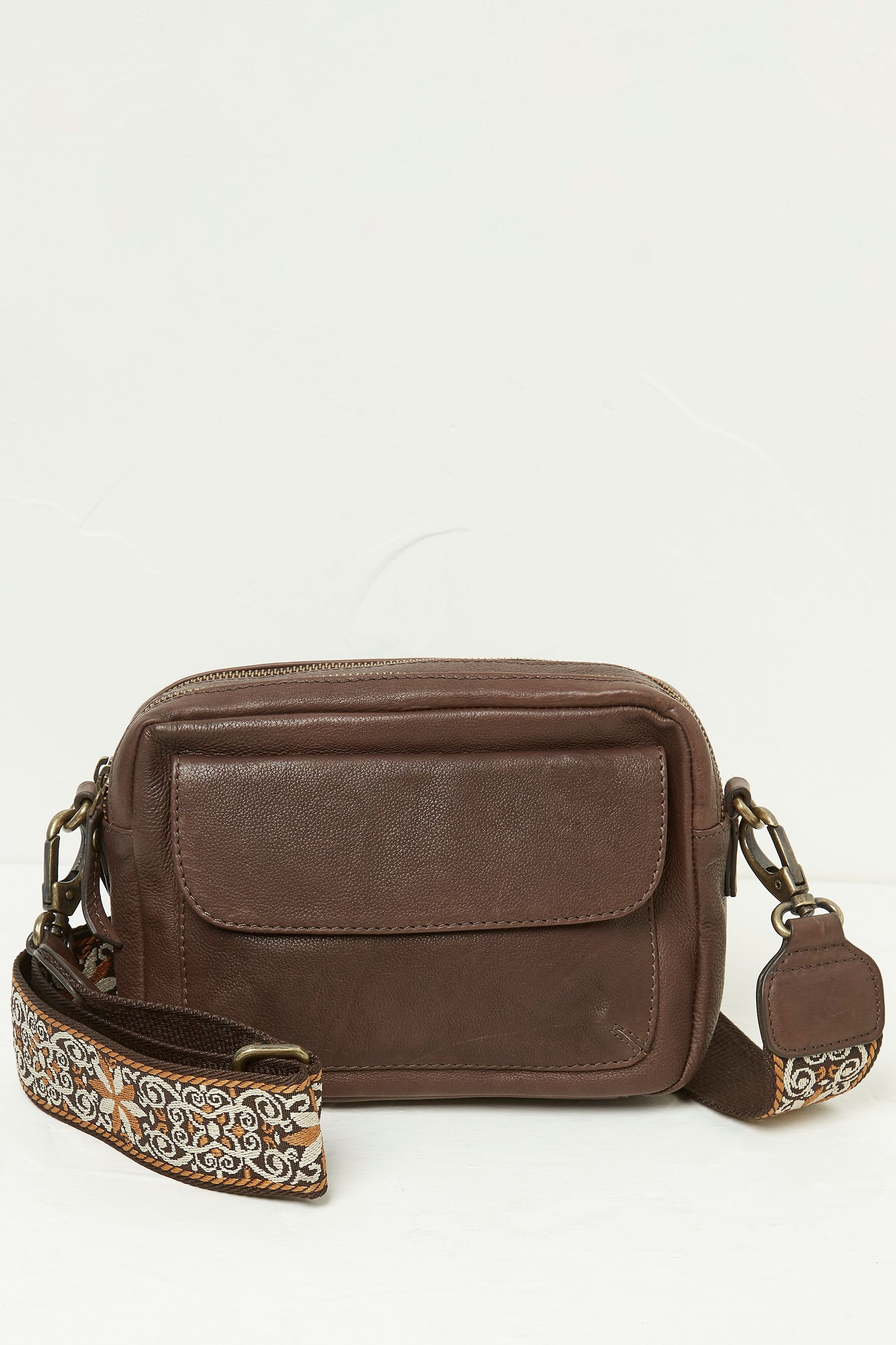 Buy FatFace Brown The Oslo Camera Cross body Bag from Next Luxembourg