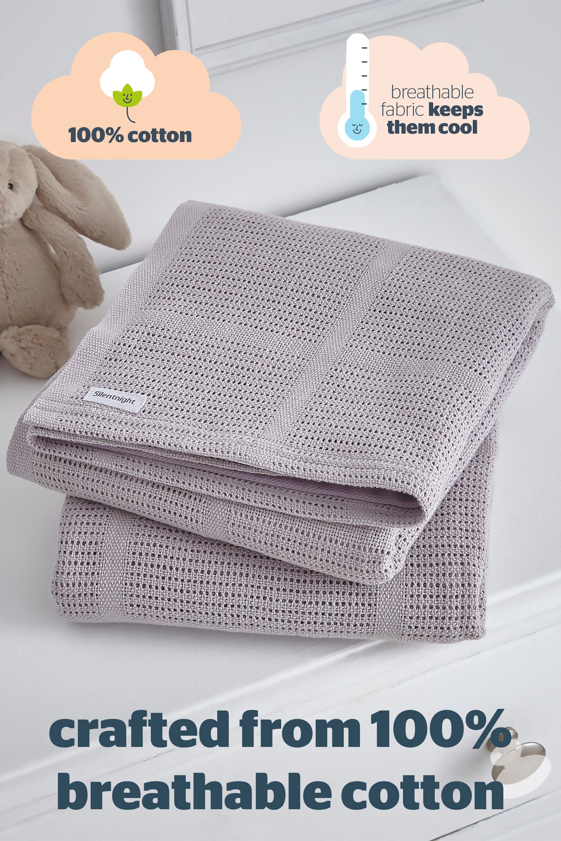 Silentnight cellular baby blanket outlet