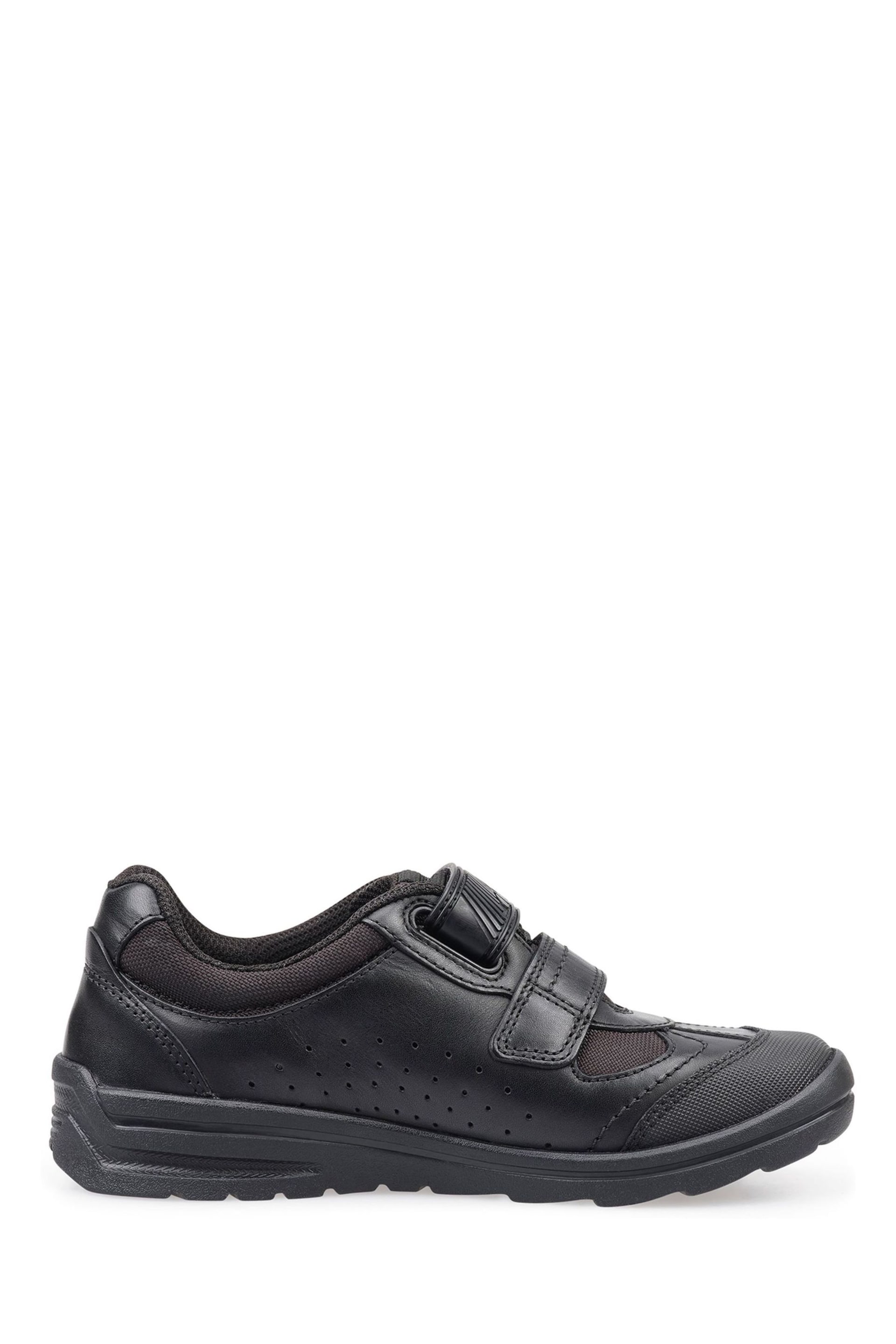 Start-Rite Rocket Black Leather School Shoes Wide Fit - Image 2 of 7