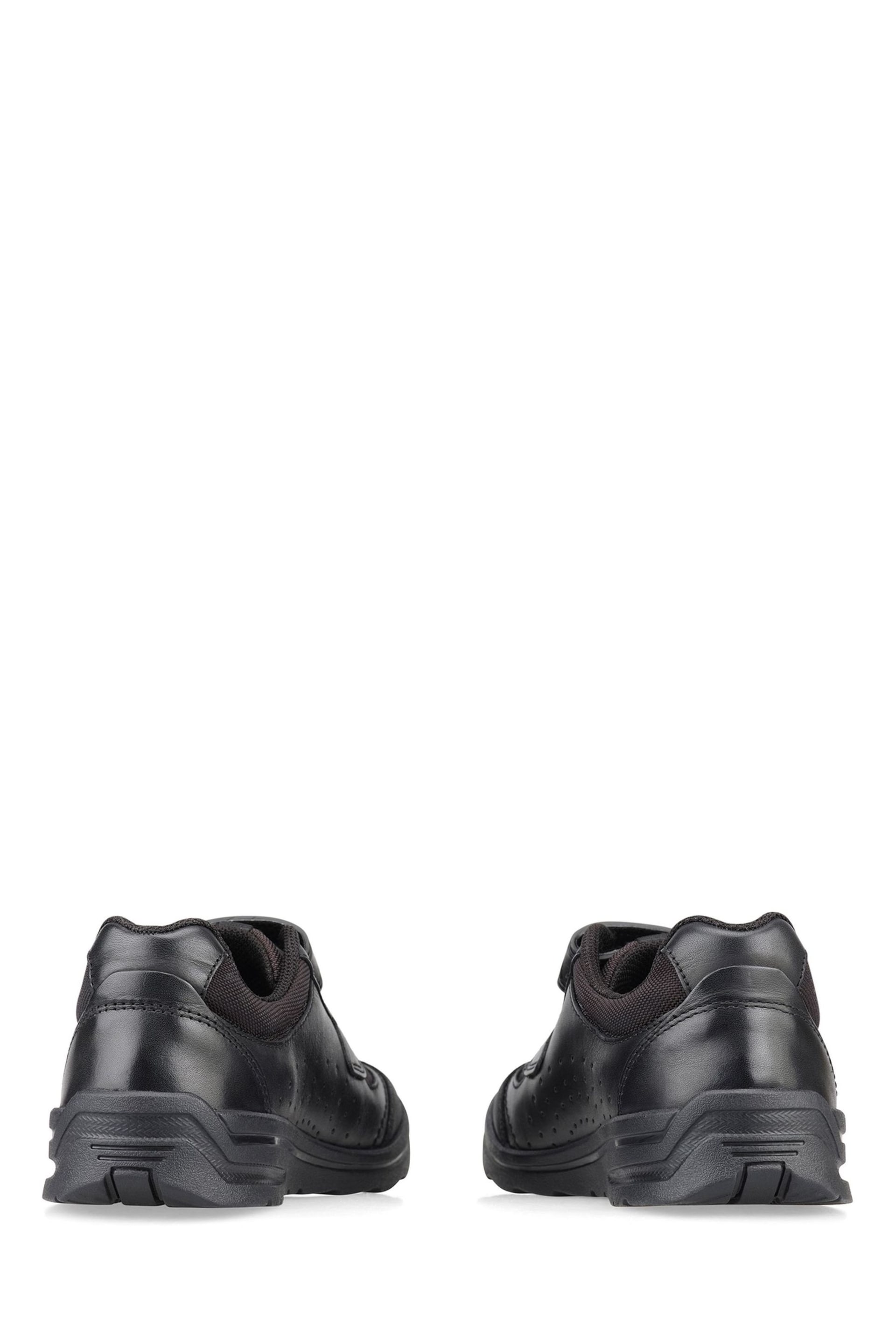 Start-Rite Rocket Black Leather School Shoes Wide Fit - Image 4 of 7