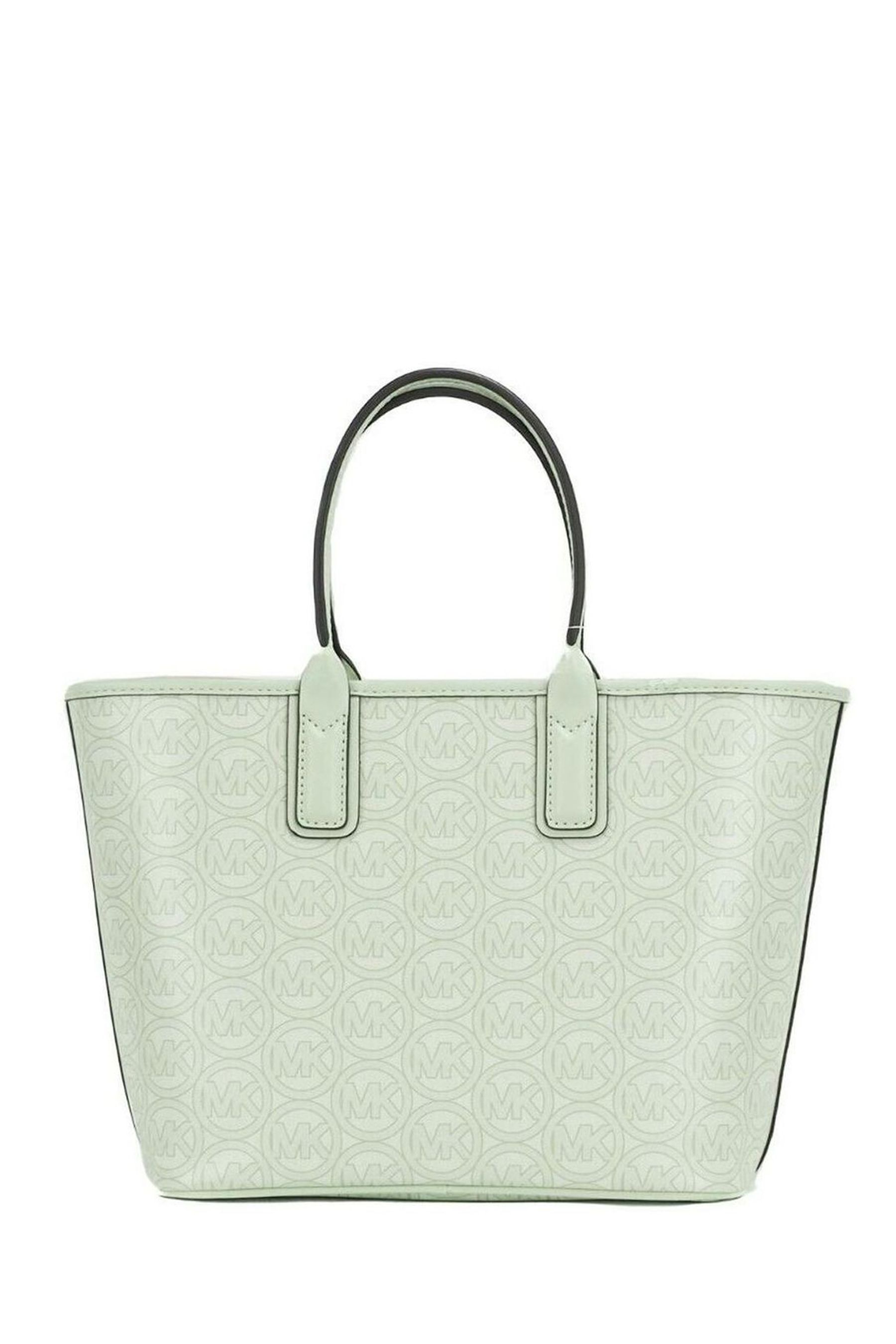 Michael kors white hot sale logo tote