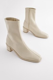 Bone Natural Extra Wide Fit Forever Comfort® Sock Ankle Boots - Image 1 of 5