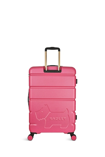 Radley London Pink Lexington  - Colour Block 4 Wheel Large Suitcase