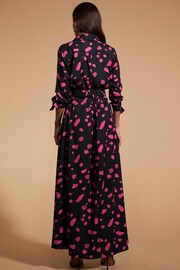 Dancing Leopard Dove Maxi Shirt Dress - Image 2 of 4