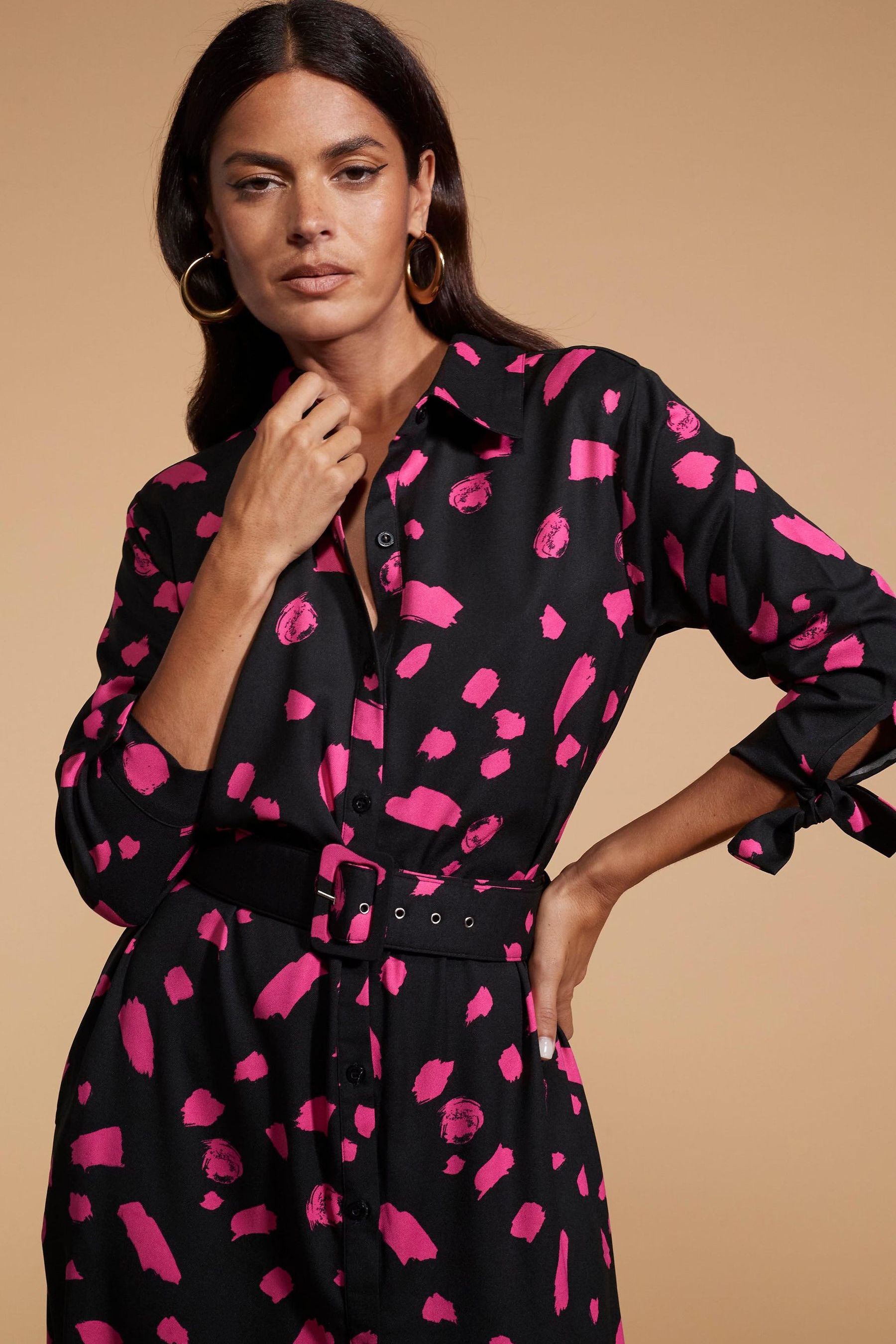 Buy Dancing Leopard Dove Maxi Shirt Dress from Next Kazakhstan