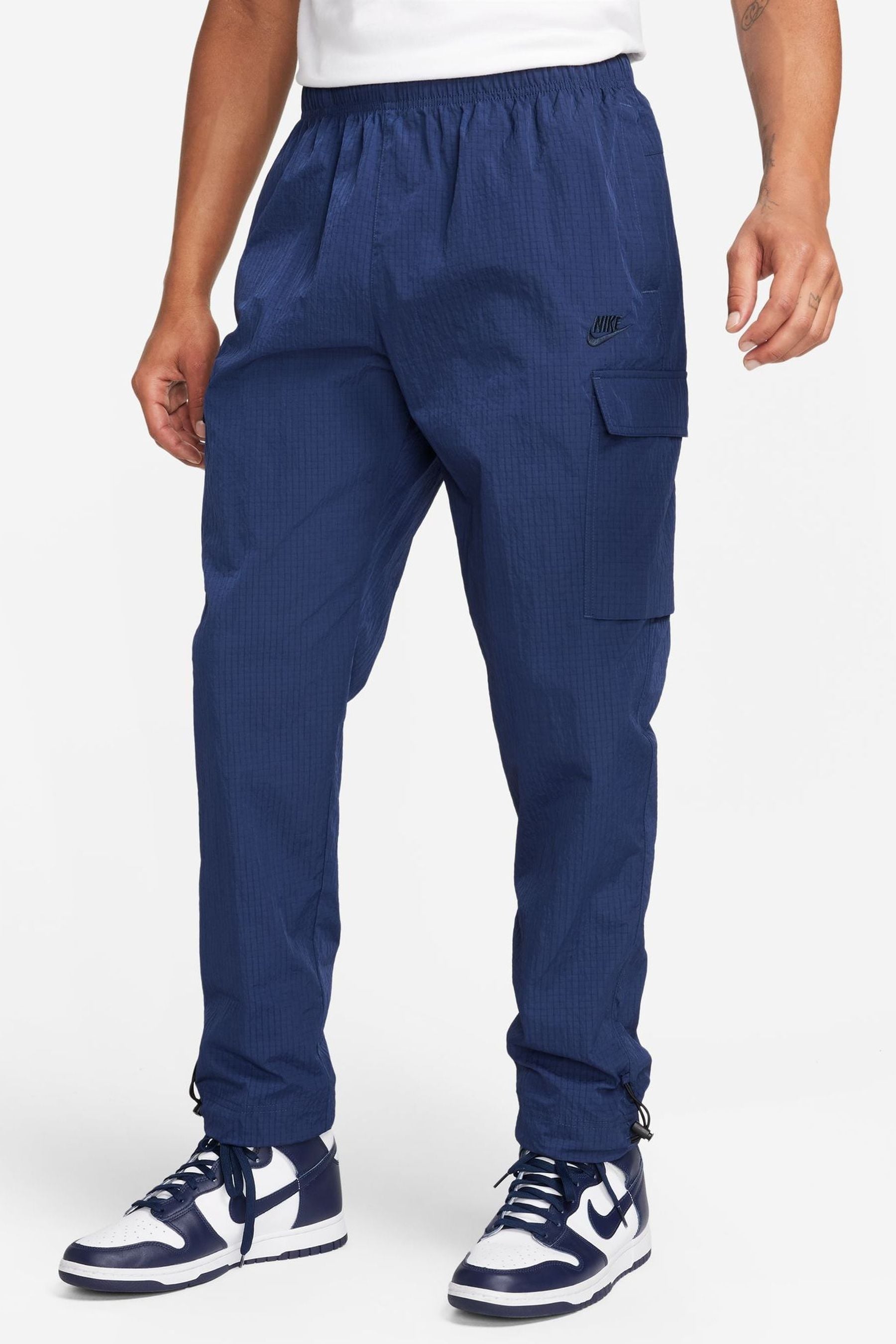 Nike club essentials woven cargo joggers in navy outlet
