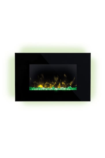 Dimplex Black Toluca Deluxe Electric Wall Fire