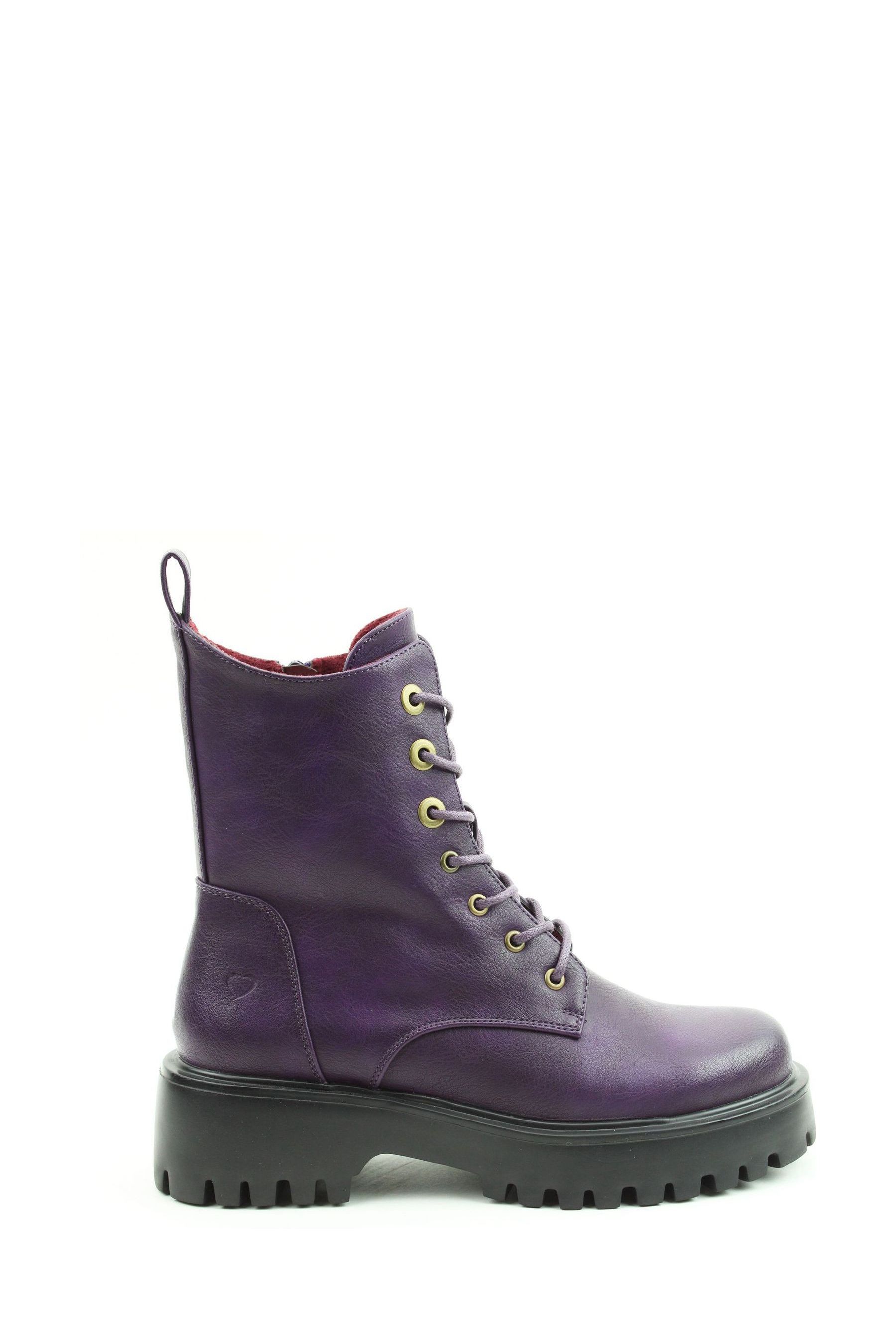 Ladies purple hot sale ankle boots