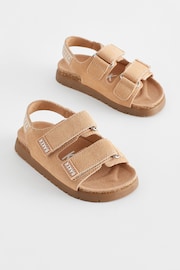 Baker by Ted Baker Boys Suede Footbed Sandals - Image 1 of 6