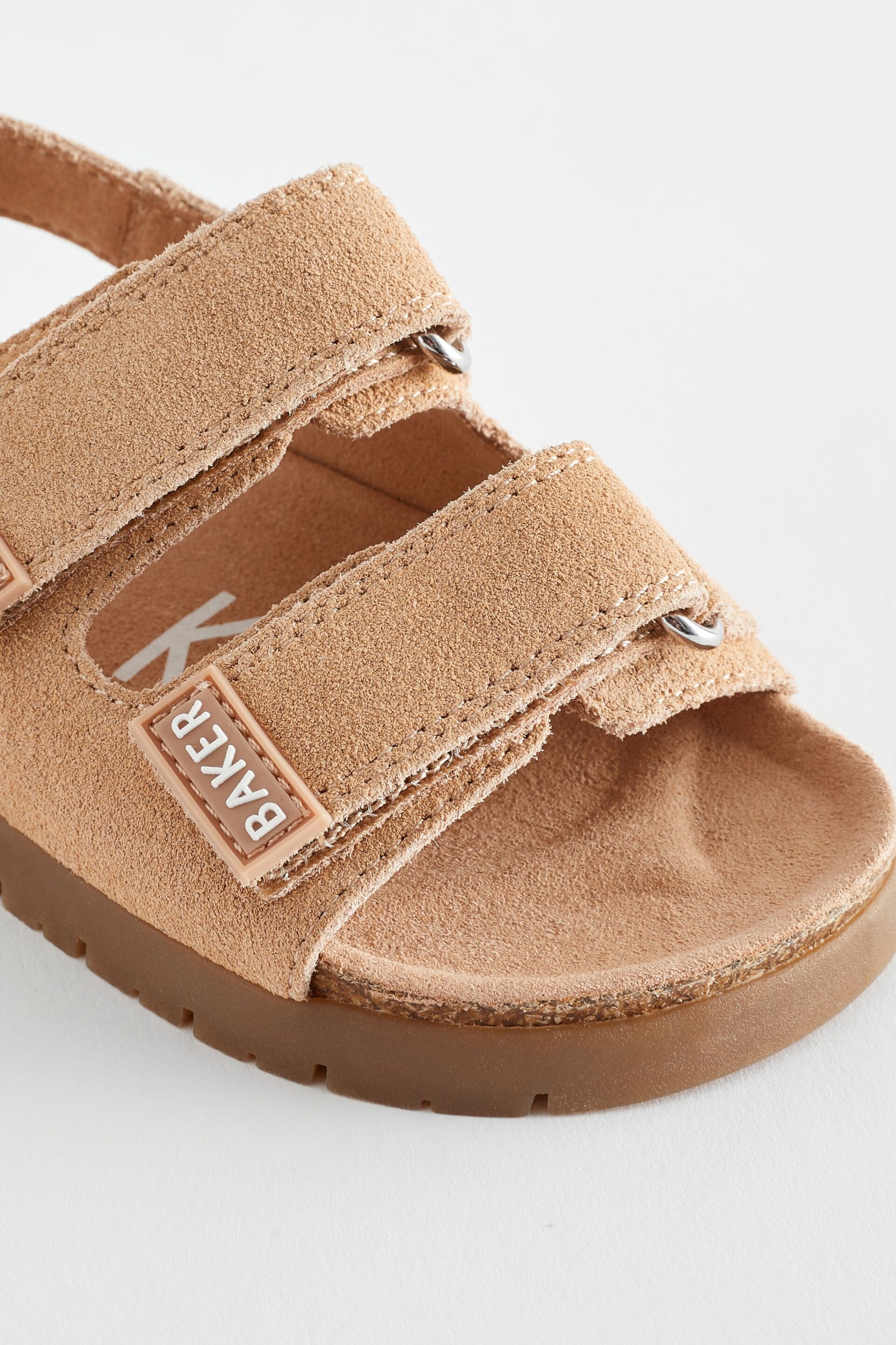 Baker by Ted Baker Boys Suede Footbed Sandals - Image 6 of 6