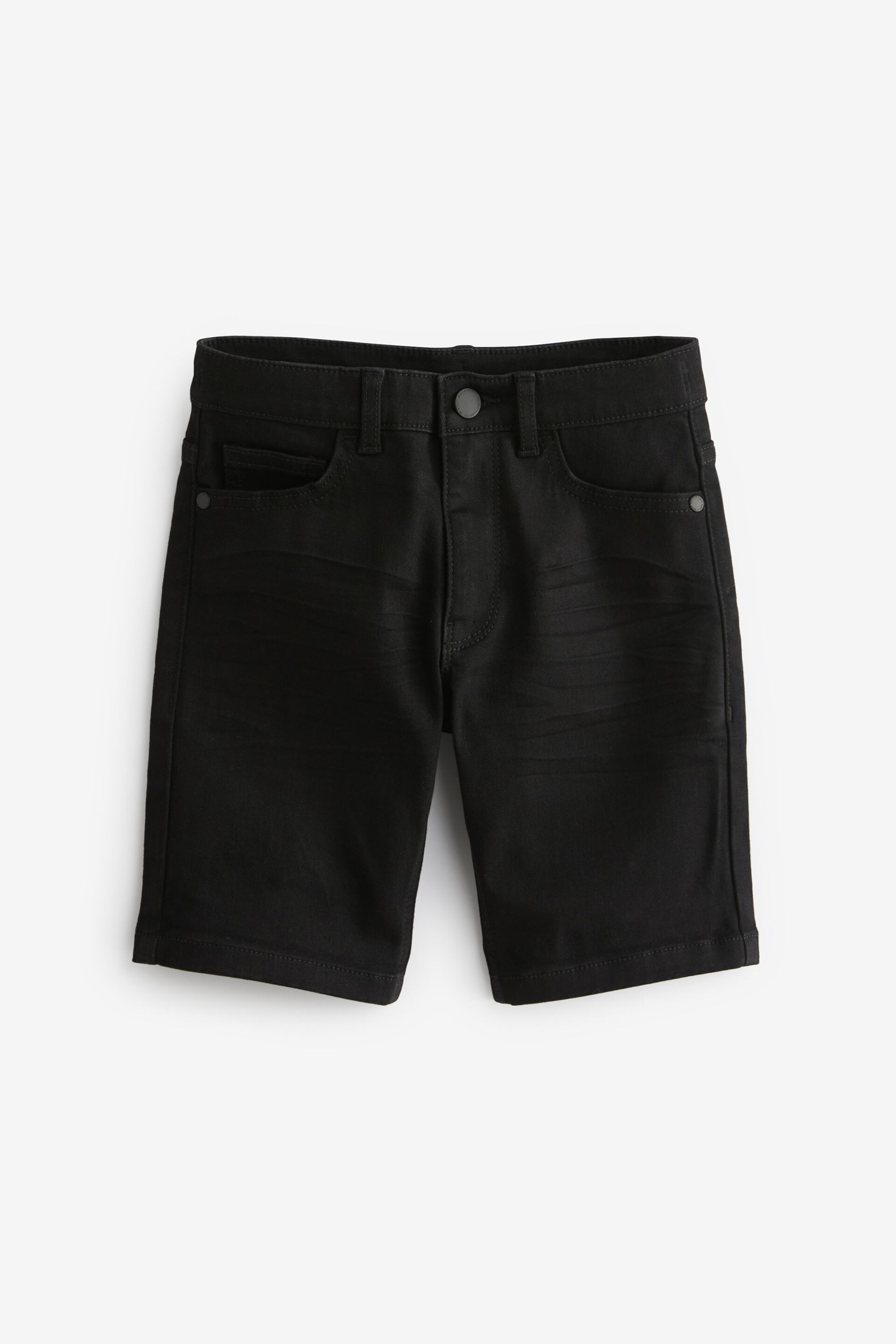 Black Denim Shorts (12mths-16yrs) - Image 1 of 3
