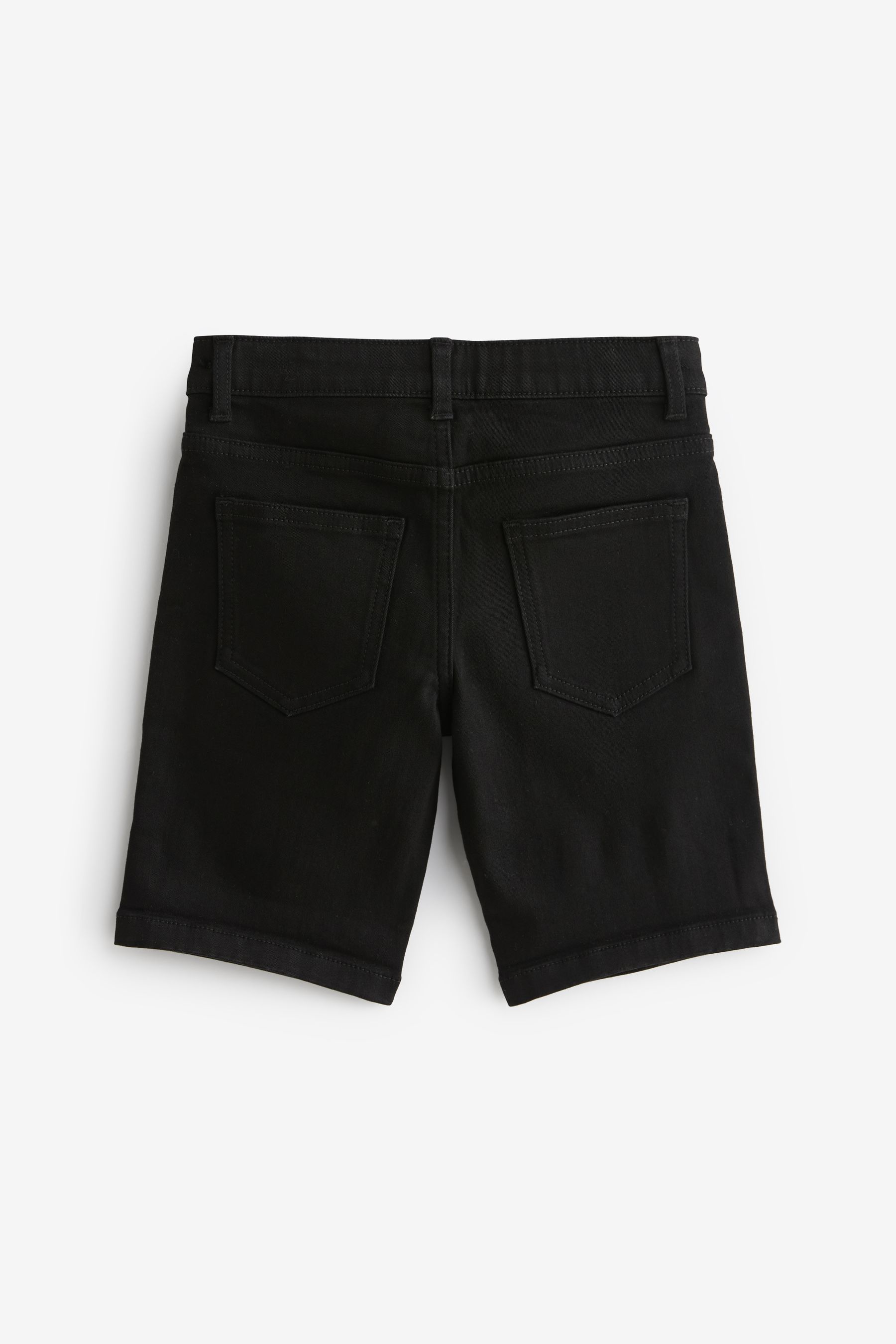 Black denim shorts next cheap