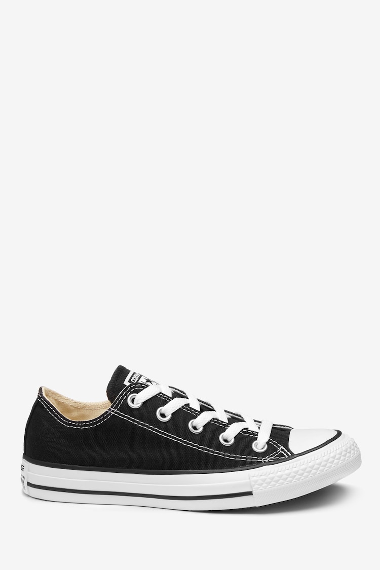 Converse Black Chuck Taylor All Star Ox Junior Trainers - Image 1 of 8