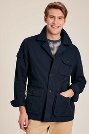 Joules Taddington Navy Blue Cotton Field Jacket - Image 1 of 9