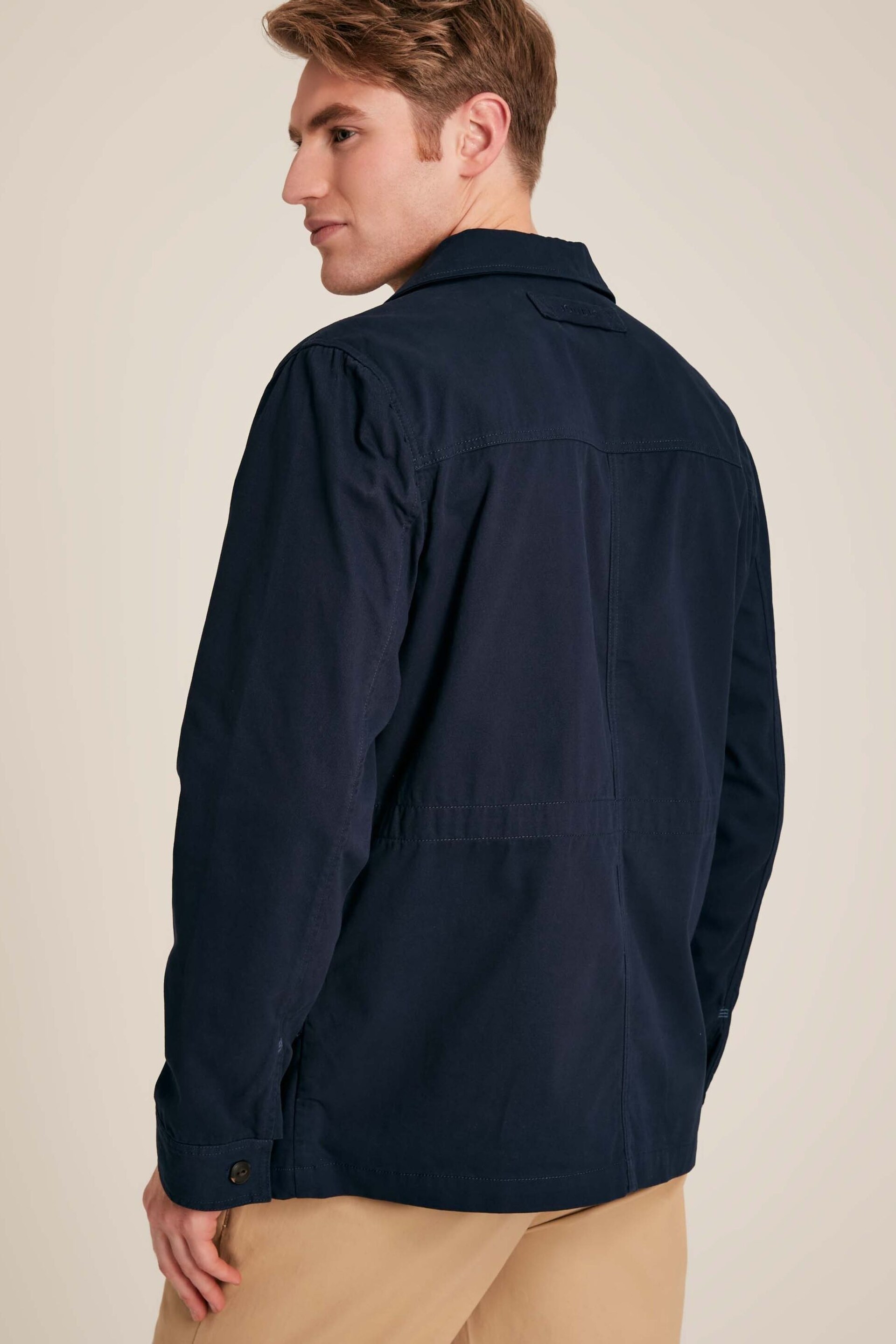 Joules Taddington Navy Blue Cotton Field Jacket - Image 2 of 9