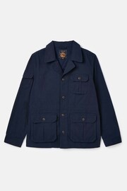 Joules Taddington Navy Blue Cotton Field Jacket - Image 9 of 9