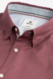 Pink Stretch Oxford Long Sleeve Shirt - Image 7 of 8