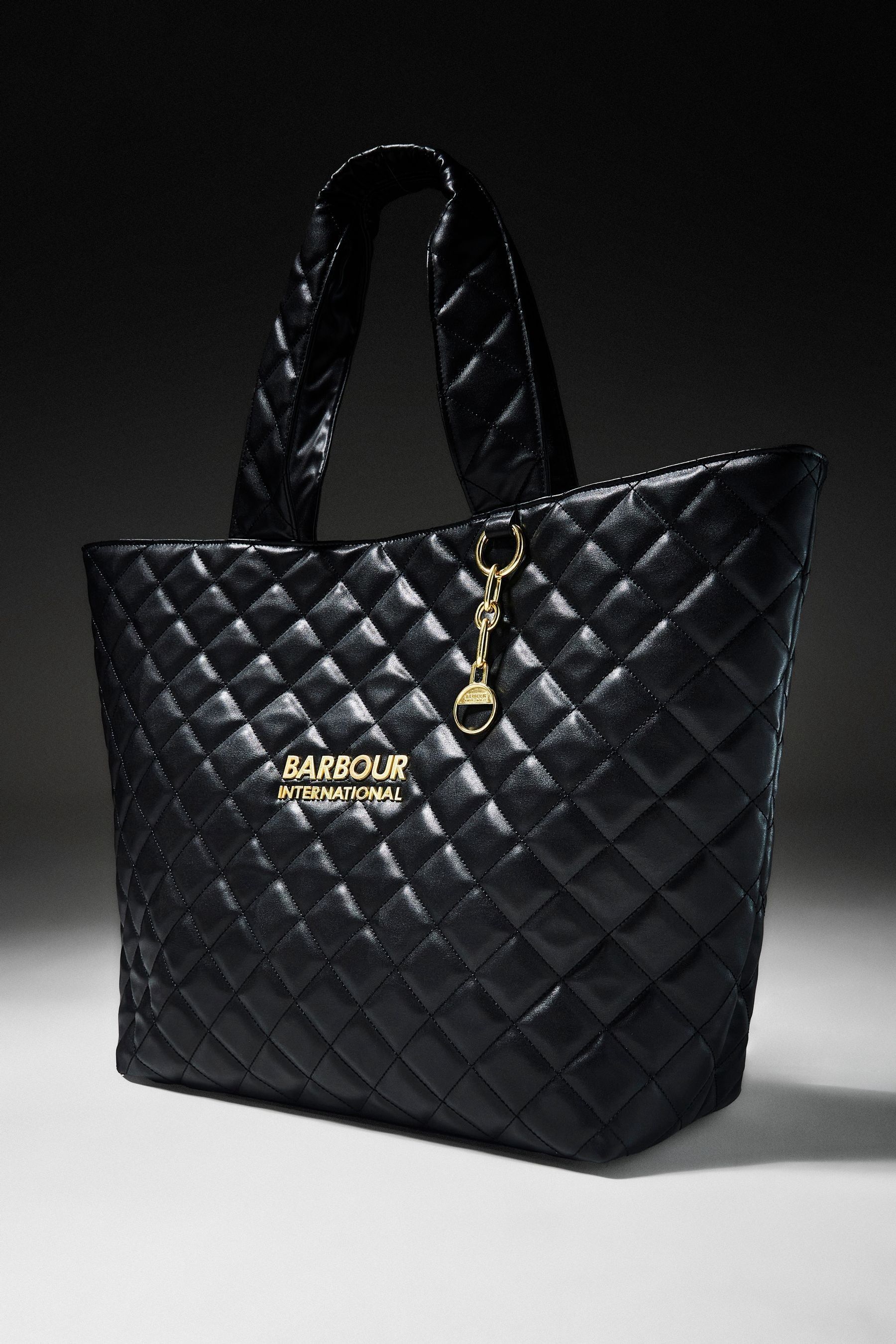 Barbour tote bag gold on sale