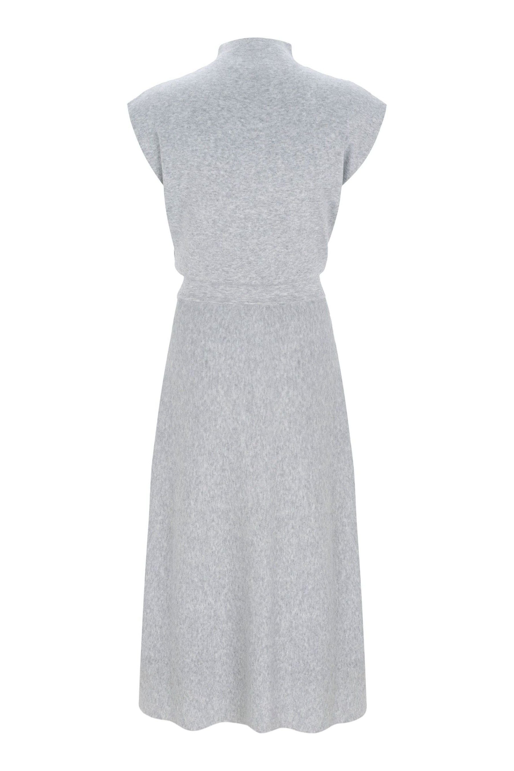 Buy Mint Velvet Grey A Line Sleeveless Dress from Next Luxembourg