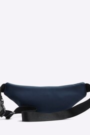 River Island Blue Rubberised Small Bumbag - Image 3 of 8