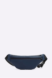 River Island Blue Rubberised Small Bumbag - Image 4 of 8