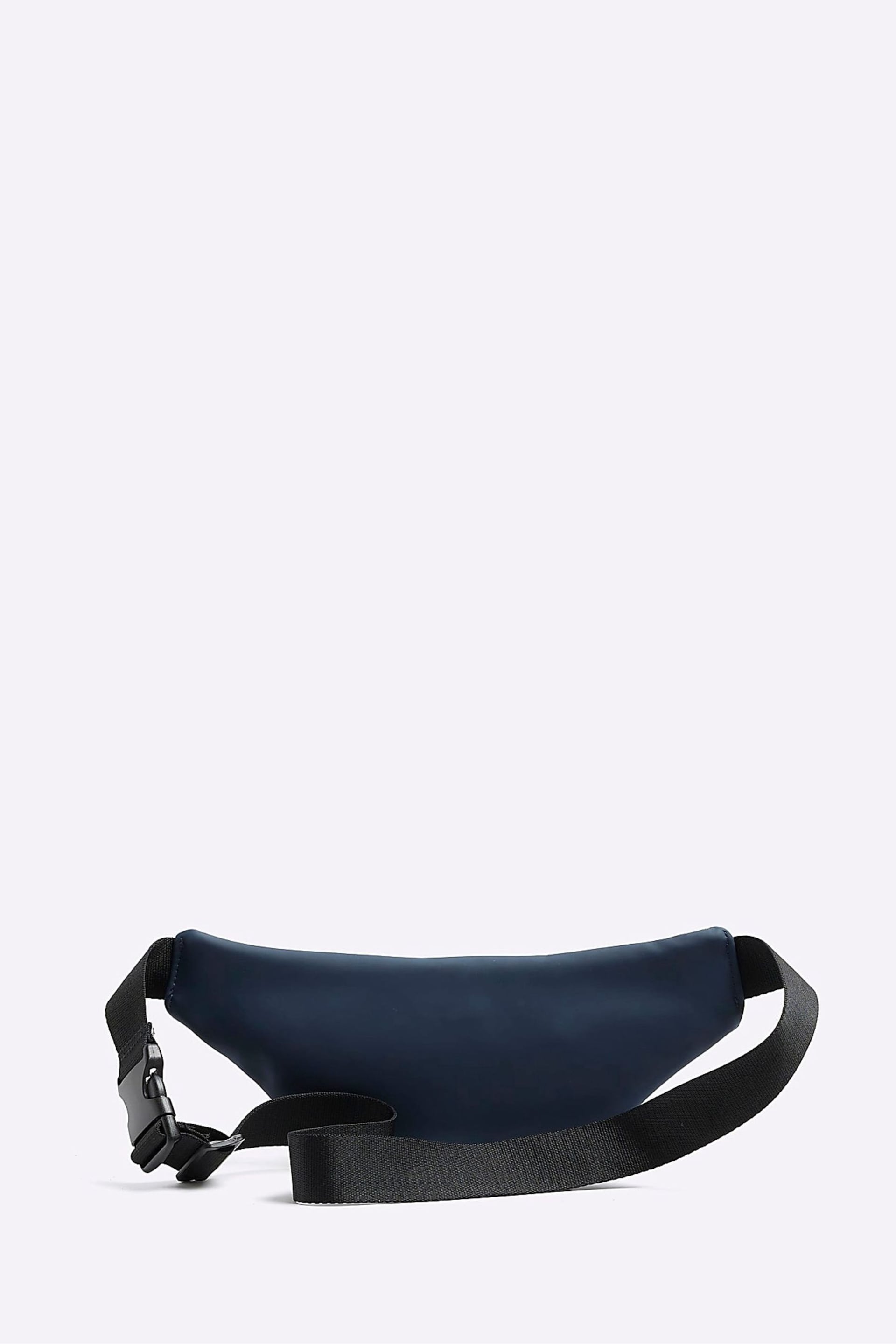 River Island Blue Rubberised Small Bumbag - Image 6 of 8