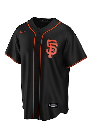 Nike Black San Francisco Giants Official Replica Alternate Jersey