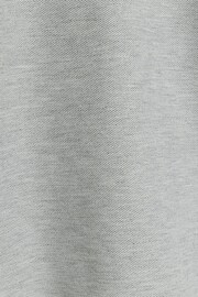 River Island Grey Slim Fit Textured Funnel Neck Sweat Shirt - Image 6 of 6