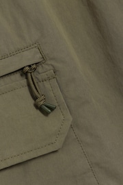 River Island Green Elasticated Cargo Shorts - Image 4 of 4