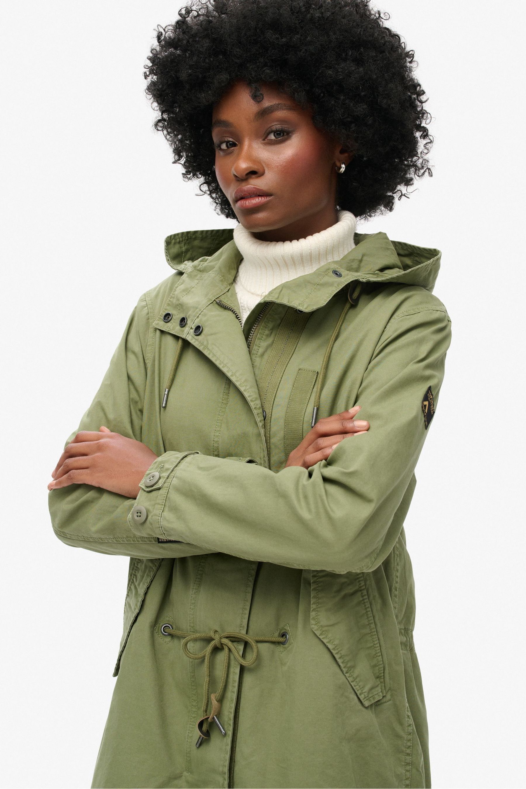 Buy Superdry Green Vintage Field Parka from Next Luxembourg