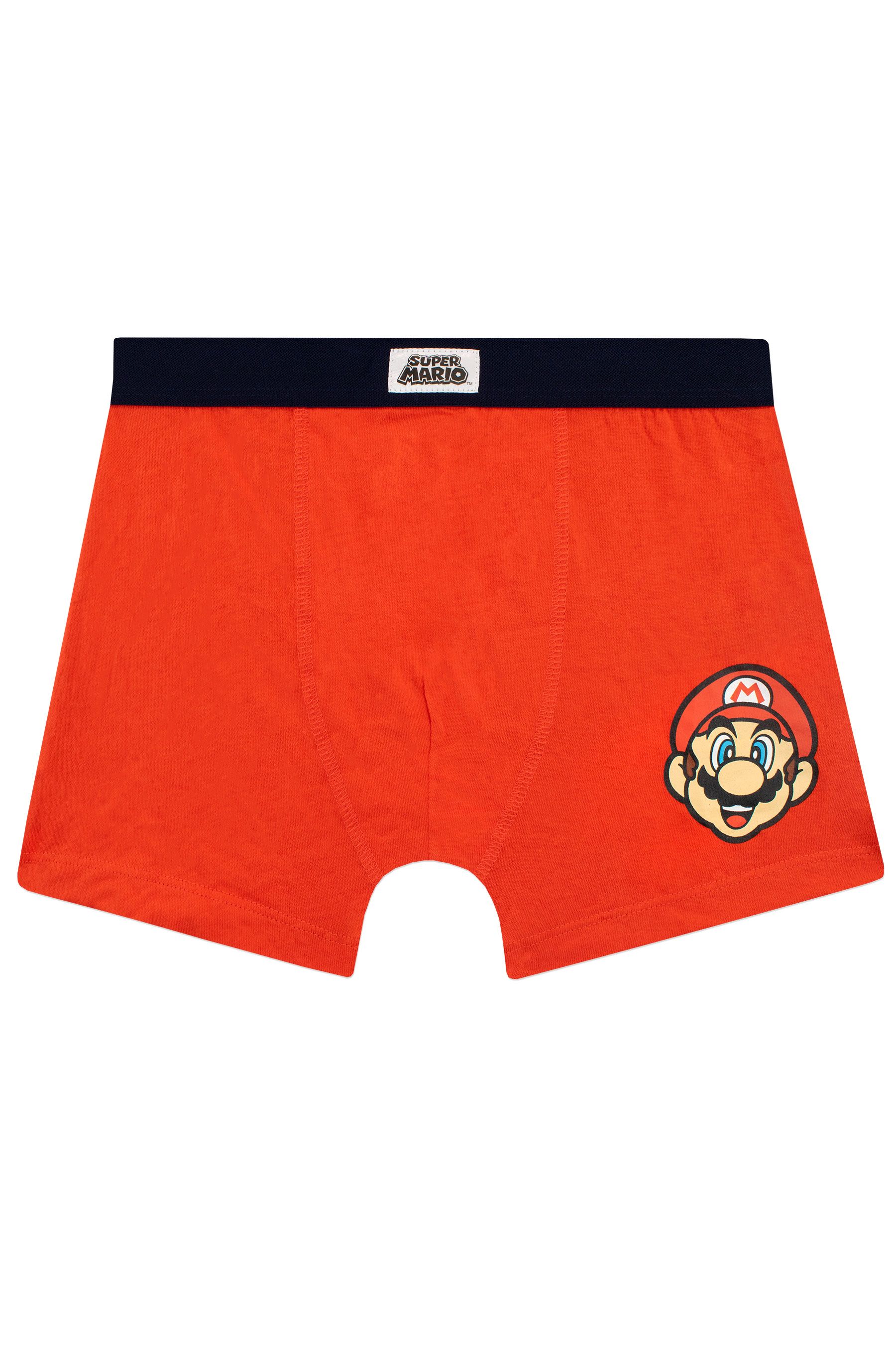 Buy Character Multi Kids Super Mario 100 Cotton Underwear Multipack 5 Pack from the Next UK online shop