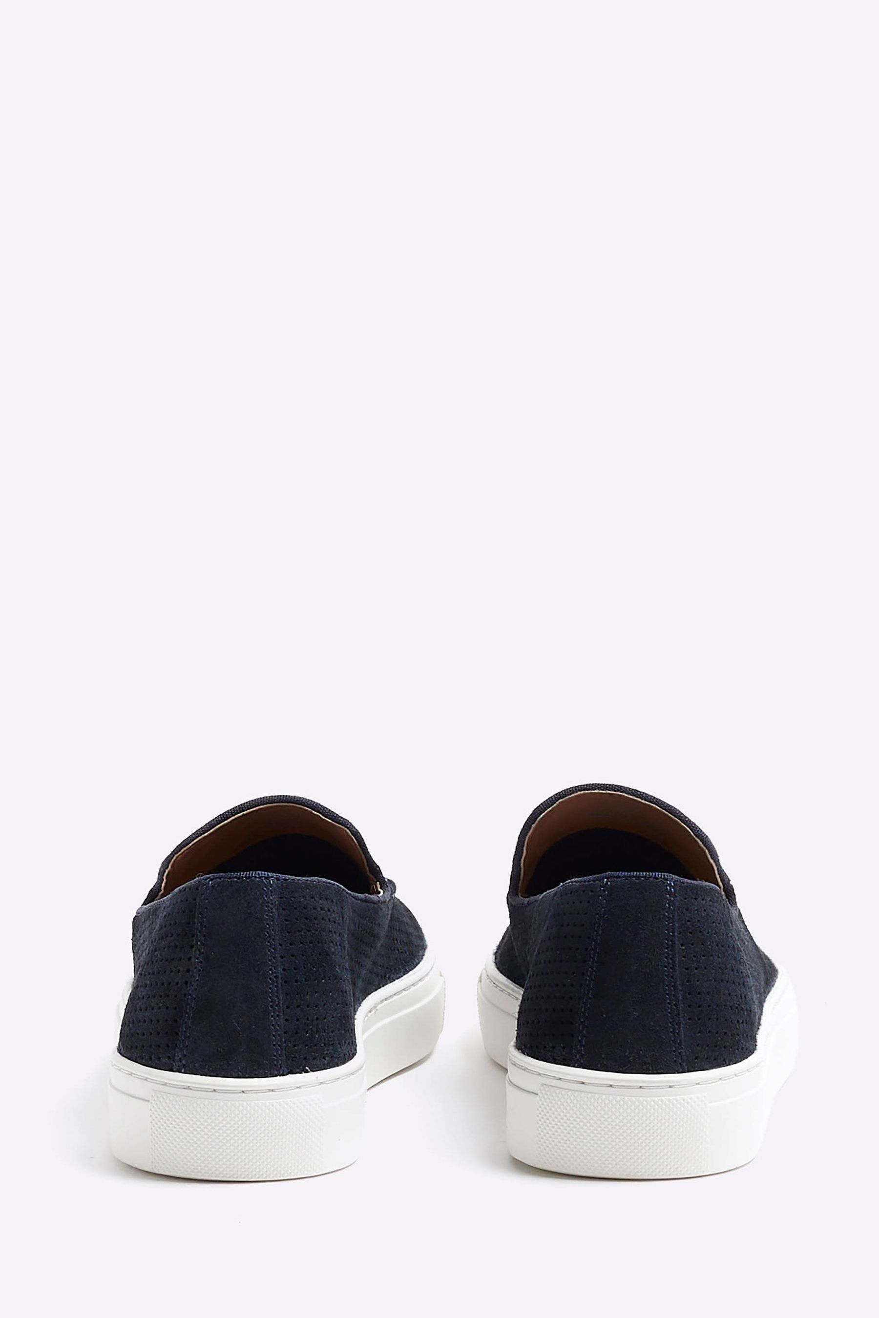 Buy River Island Blue Suede Loafers from the Next UK online shop