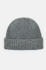 Joules Berwick Grey Beanie Hat - Image 2 of 3