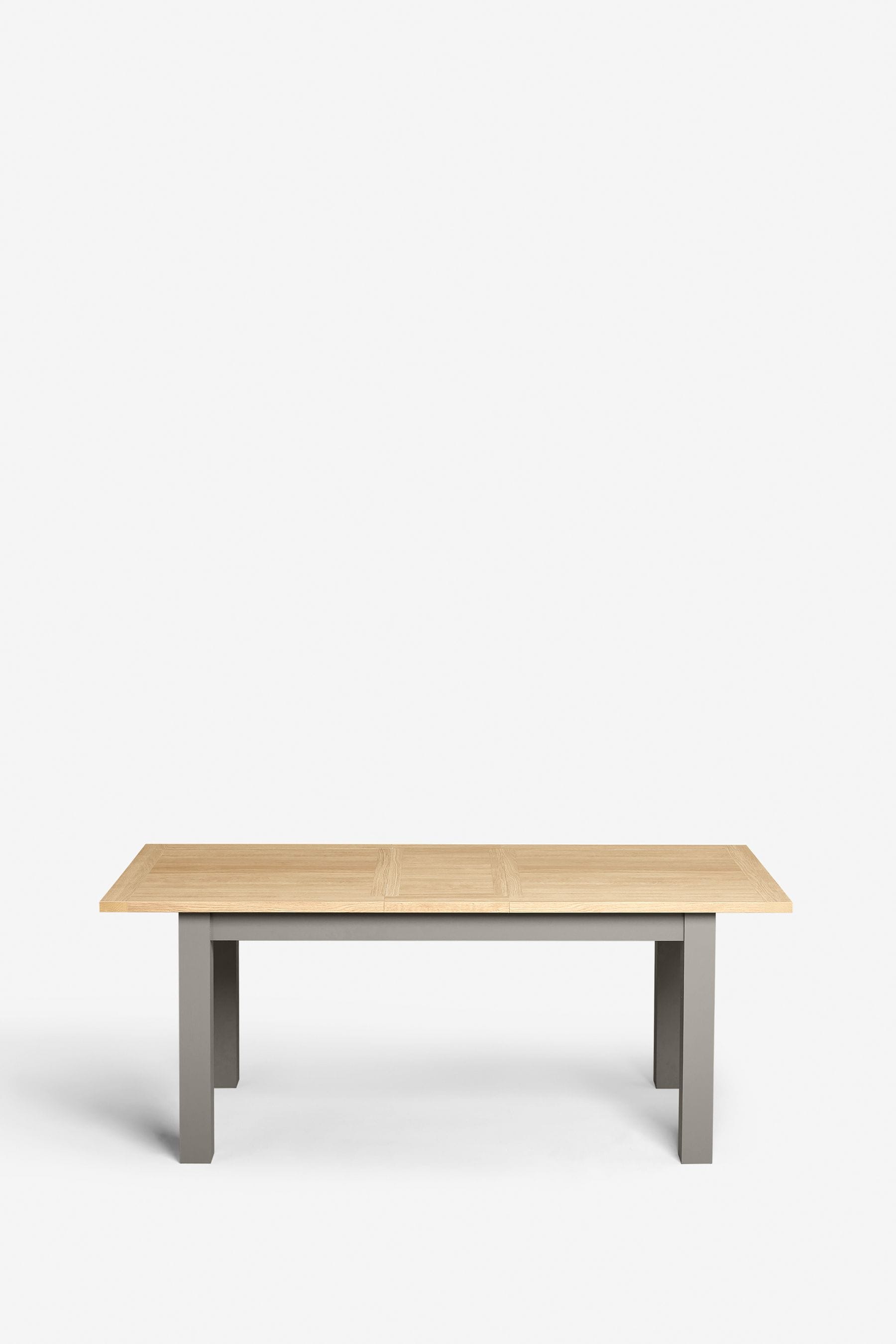 Buy Dove Grey Malvern Oak Effect 6 to 10 Seater Extending Dining