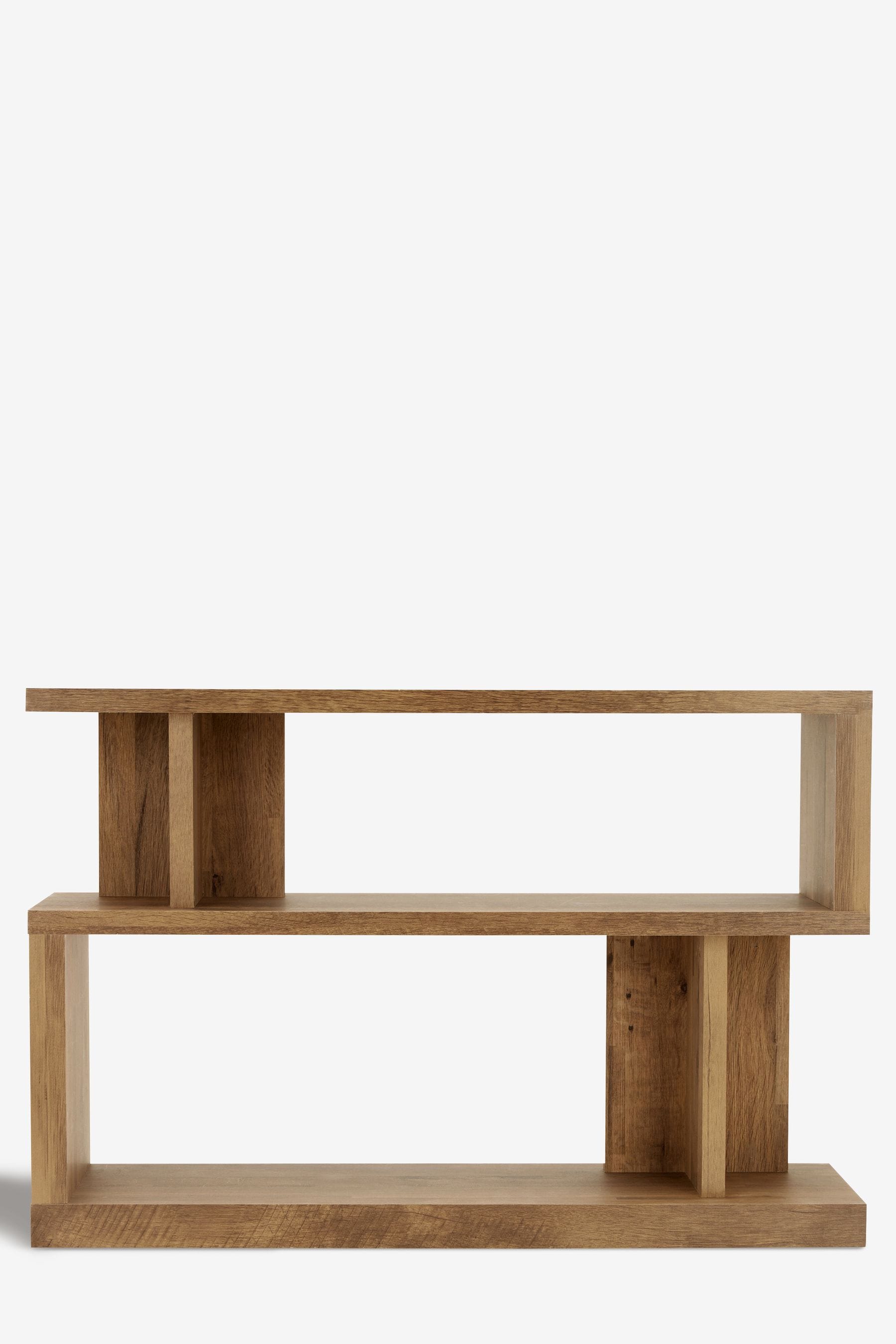 Dark Bronx Oak Effect Large Sofa Side Table