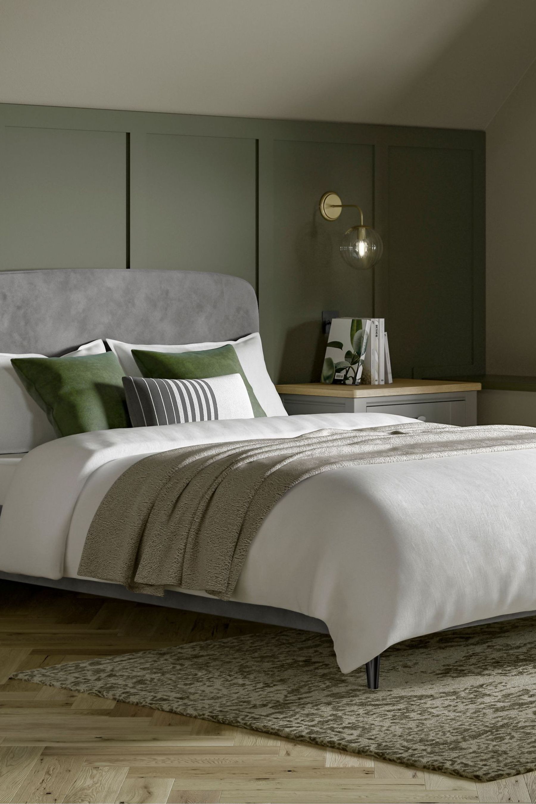 Next grey hot sale bed