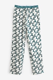 Teal Elephant Cotton Short Sleeve Pyjamas - Image 7 of 8