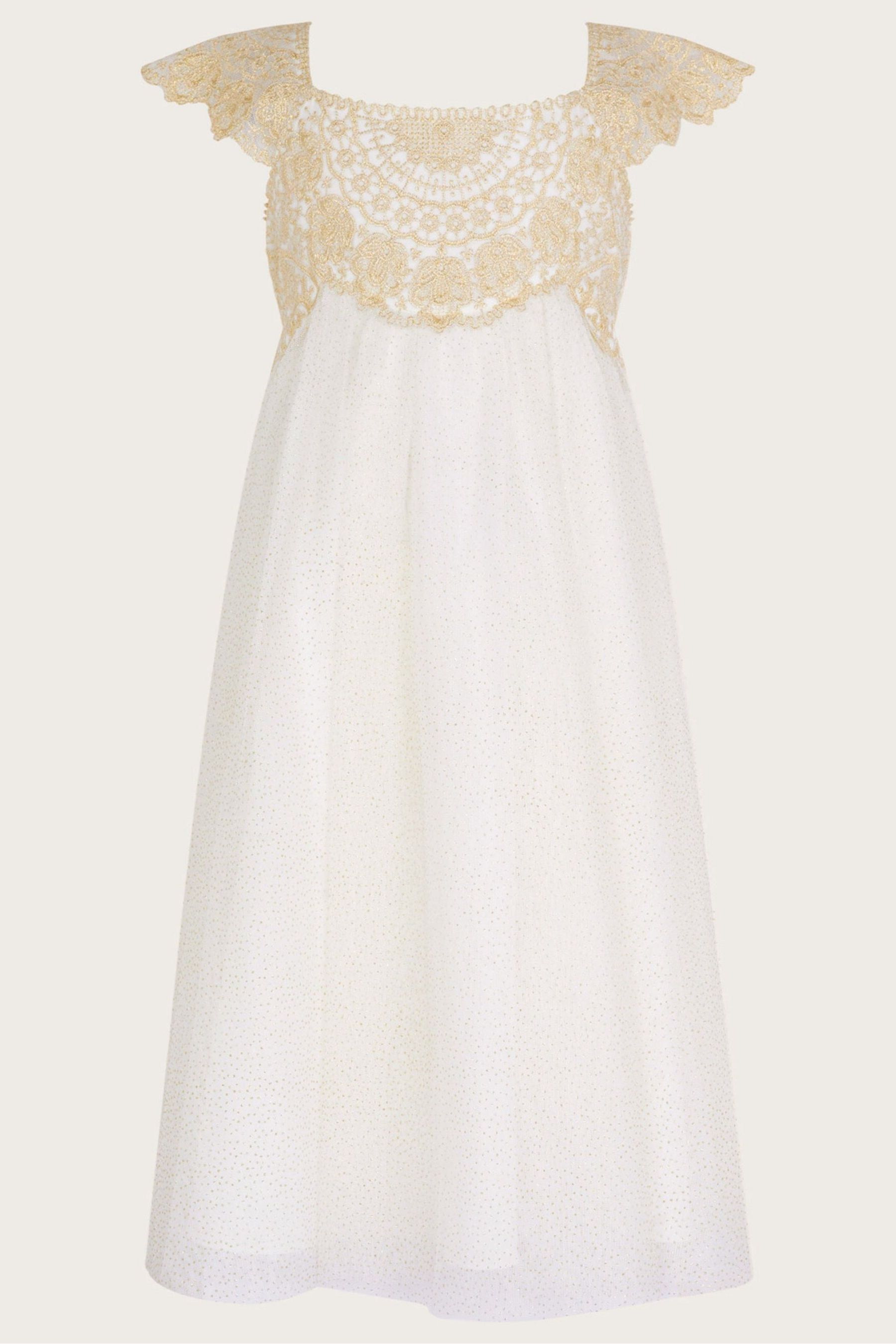 Buy Monsoon Gold Estella Dress from Next Luxembourg